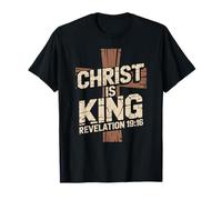 Jesus Christ is King Glory Cross Christian Faith T-Shirt