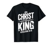 Jesus Christ is King Glory Crown Christian Faith T-Shirt