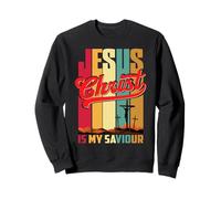 Jesus Christ Is My Saviour Christians Bible Sweatshirt