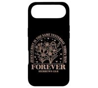 Jesus Christ is the Same Hebrews 13:8 Bible Verse Floral Case for iPhone Air