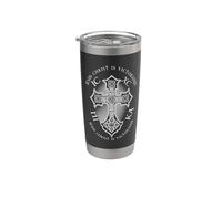 Jesus Christ is Victorious IC XC Nika Christogram Christian Stainless Steel Insulated Tumbler