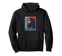 Jesus Christ King Above All Christian Faith Pullover Hoodie