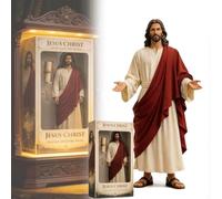 Jesus Christ Limited Collector’s Edition 1/6 Scale Figure - Sacred Heart Statue, Christian Home Decor, Spiritual Keepsake & Religious Gift for Believers, Easter, Christmas, Prayer Corners