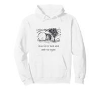 Jesus Christ Lived Died And Rose Again Pullover Hoodie