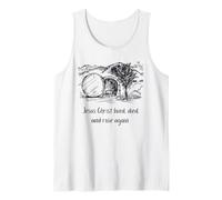 Jesus Christ Lived Died and Rose Again Tank Top