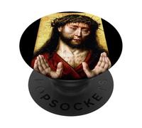 Jesus Christ Man of Sorrows Aelbert Bouts Painting 1500 PopSockets Adhesive PopGrip
