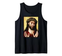 Jesus Christ Man of Sorrows Aelbert Bouts Painting 1500 Tank Top