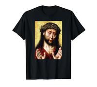 Jesus Christ Man of Sorrows Aelbert Bouts Painting 1500 Value Graphic T-Shirt