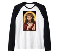 Jesus Christ Man of Sorrows Painting 1525 Raglan Baseball Tee