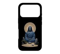 Jesus Christ Meditation Garden Zen Prayer Sacred Icon Art Case for iPhone 17 Pro