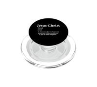 Jesus Christ Meme Definition Funny Christian Religious Joke PopSockets PopGrip for MagSafe