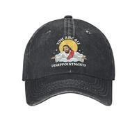 Jesus Christ Meme You are All Disappointments Distressed Cotton Snapback Cap Fit Hat Surprise Forgive Forever Trendy Gathering Student Gift Become Beautiful Vibes