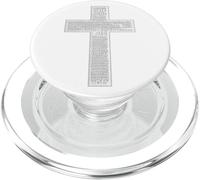 Jesus Christ Messiah Biblical Names Christian Faith Cross PopSockets PopGrip for MagSafe