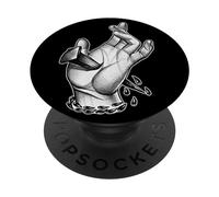 Jesus Christ Nail through Hand Christian Crucify Crucified PopSockets Adhesive PopGrip