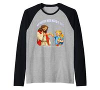 Jesus Christ no Matter How Hard it gets Jesus got Your Back Raglan Baseball Tee