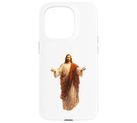 Jesus Christ Open Arms Savior of the World Christian Case for iPhone 15 Pro