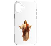 Jesus Christ Open Arms Savior of the World Christian Case for iPhone 16 Plus