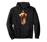 Jesus Christ Open Arms Savior of the World Christian Pullover Hoodie