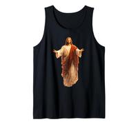 Jesus Christ Open Arms Savior of The World Christian Tank Top