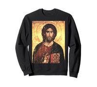 Jesus Christ Orthodox Icon Pantocrator of Hilandar Almighty Sweatshirt