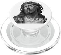 Jesus Christ Pagan Idols Faith Bible verse God PopSockets PopGrip for MagSafe