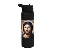Jesus Christ Pantocrator Icon St. Catherine Monastery Stainless Steel Insulated Water Bottle