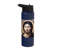 Jesus Christ Pantocrator Icon St. Catherine Monastery Stainless Steel Insulated Water Bottle