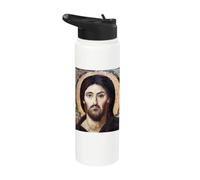 Jesus Christ Pantocrator Icon St. Catherine Monastery Stainless Steel Insulated Water Bottle