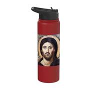 Jesus Christ Pantocrator Icon St. Catherine Monastery Stainless Steel Insulated Water Bottle