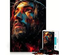 Jesus Christ Portrait Adult Jigsaw Puzzles 1000 Pieces Logic Skill Accurate Edge Family Bond Nice Decor (38x26cm)