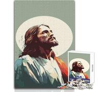 Jesus Christ Portrait Adult Jigsaw Puzzles1000 Pieces Fun Brain Training Learning Game Great Unique Surprise Present Size 50x75cm