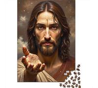 Jesus Christ Portrait Puzzle for Adults 14-99 Years: Jesus Reaching Out Hand Educational Game for Home Decor & Gifts 70x50cm/1000pcs