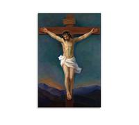 Jesus Christ Posters Jesus Christ On The Cross Poster Decorative Painting Canvas Wall Art Living Room Poster Bedroom Painting Wall Art Picture Print Modern Family Room Decor 12 x 18 Inches (30 x 45