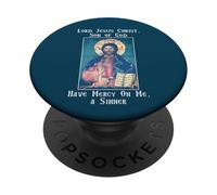 Jesus Christ Prayer of the Heart Hesychasm Eastern Orthodoxy PopSockets Adhesive PopGrip