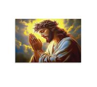 Jesus Christ Praying,1000 pieces,Jigsaw Puzzle Adult Stress Relief Game Educational Student Toy Children's Christmas Birthday Gift,38x52cm
