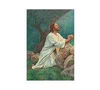 Jesus Christ Praying In The Garden of Gethsemane Poster, Jesus Picture, Jesus Christ Picture, Picture of Jesus Christ Christian Catholic Unframe-style 12x18inch(30x45cm)