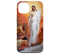 Jesus Christ Preaching to the Spirits in Prison Hell Case for iPhone 13