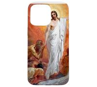 Jesus Christ Preaching to the Spirits in Prison Hell Case for iPhone 15 Pro Max