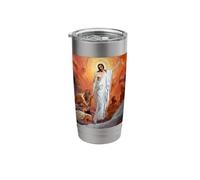 Jesus Christ Preaching to the Spirits in Prison Hell Stainless Steel Insulated Tumbler