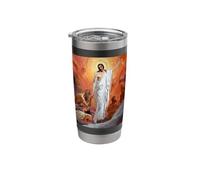 Jesus Christ Preaching to the Spirits in Prison Hell Stainless Steel Insulated Tumbler
