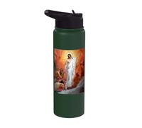 Jesus Christ Preaching to the Spirits in Prison Hell Stainless Steel Insulated Water Bottle