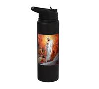 Jesus Christ Preaching to the Spirits in Prison Hell Stainless Steel Insulated Water Bottle