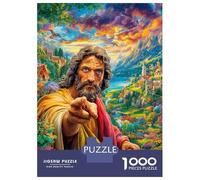 Jesus Christ Puzzle 1000 Pcs Impossible Jigsaw Puzzle, Challenge Puzzle for Adults & for Age 14 And Up 70x50cm/1000pcs