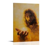Jesus Christ Reaching Out His Hand Poster Decorative Painting Canvas Wall Posters And Art Picture Print Modern Family Bedroom Decor Posters 20x30inch(50x75cm)
