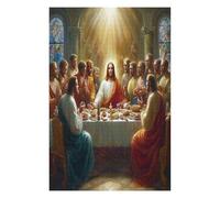 Jesus Christ - Religion 1000 Pcs Jigsaw Puzzle Bundle Faith Puzzle for Adults Teens 14+ Fun Family Game Mindful Activity Spring Gift Precision Cut Board 1000 PCS