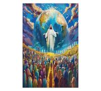 Jesus Christ - Religion 1000 Piece Complete Jigsaw Puzzle Set Conviction Faith Teens Beginners Educational Challenge Puzzle Fans Group Play Anniversary Creativity & Gift Giving 1000 PCS