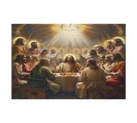 Jesus Christ - Religion 1000 Piece Complete Premium Jigsaw Puzzle Conviction Faith Collectors Mind Relaxation Educational Decorative Puzzle Gifts for Adults Premium Cardboard 1000 PCS