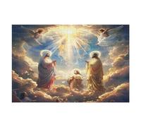 Jesus Christ - Religion 1000-piece Jigsaw Puzzle Bundle Conviction Faith Family Puzzle Lovers Brain Training Mindful Activity Spring Paperboard Creativity & Gift Giving 1000 PCS