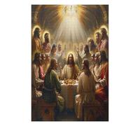 Jesus Christ - Religion 1000 Piece Jigsaw Puzzle for Adults Conviction Faith Winter Evening Activity Cozy Relaxation Detailed Artwork Ideal Housewarming Gift 1000 PCS