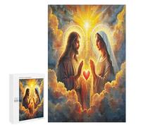 Jesus Christ - Religion 1000Pc Jigsaw Puzzles Adults Kids Conviction Faith Jigsaws Weekend Parent Child Activity After Work Stress Relief Vibrant Gift Home Decor 1000 PCS